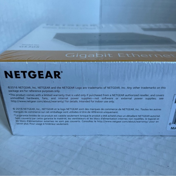 NETGEAR GS305 5-Port Gigabit Ethernet Switch - BRAND NEW FACTORY SEALED - Picture 3 of 6
